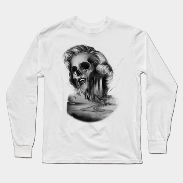 Marilyn Long Sleeve T-Shirt by nicebleed